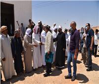 استجابة للمواطنين تحويل «كابلات الكهرباء» إلى أرضية بقرية النصر بمطروح