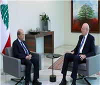انتهاء لقاء الرئيس اللبناني ورئيس الحكومة المكلف دون الإدلاء بتصريحات