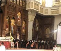 البابا تواضروس يصلي جناز أسقف شبين القناطر