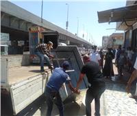 حملات لإزالة الإشغالات في 5 أحياء بالإسكندرية