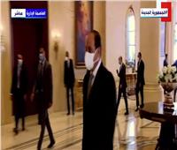 الرئيس السيسي يصل إلى مقر احتفالية «أبواب الخير».. فيديو