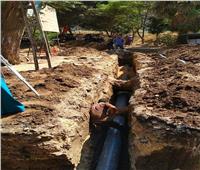 ضمن مبادرة «حياة كريمة».. مد وتدعيم شبكات المياه بقرية الشوبك بالقليوبية 