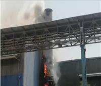 مصر للألومنيوم تكشف تفاصيل نشوب حريق داخل مصنع الدرفلة