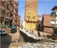  إزالة تعديات وإشغالات على مساحة 450 م٢ بمدينة أسوان 