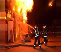 انتداب المعمل الجنائي لمعاينة حريق شب داخل مطعم بالوايلي 