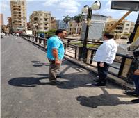 محافظ المنوفية يتفقد أعمال التطوير بكوبري مبارك وعمر أفندي| صور 
