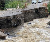 السيول تدمر 2 كيلومترا من الطرق في داغستان | فيديو 