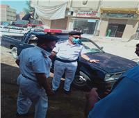 «شرطة المرافق بالغربية» تشن حملة لإزالة الإشغالات في زفتي| صور