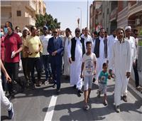محافظ مطروح يتفقد المشروعات الخدمية بمدينة الحمام 