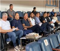 كيروش وجهاز المنتخب يتابعون مباراة بيراميدز وسموحة في كأس مصر