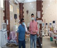 نائب محافظ القليوبية : توفير أماكن لمرضي الغسيل الكلوي بمستشفي شبين