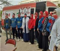 «أنا متبرع مصري» حملة تبرع بالدم من إتحاد طلاب صيدلة سوهاج 