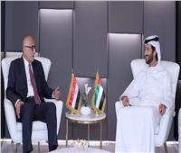 محافظ البنك المركزي يبحث مع وزير الإقتصاد الإماراتي سبل توسيع التعاون في القطاع المالي