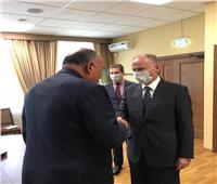 سامح شكري‬⁩ يلتقي سكرتير مجلس الأمن الروسي في ختام زيارته لموسكو