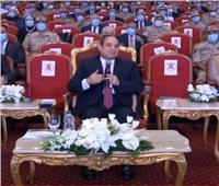 الرئيس السيسي لأهالي سيناء: «بنحاول نرد جميلكم علينا كلنا»