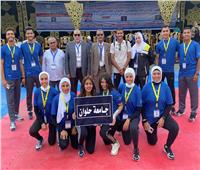 جامعة حلوان تشارك في المهرجان الرياضي الأول للأسر الطلابية 