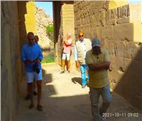 تفاصيل زيارة السفير الأمريكي بمصر للمناطق الأثرية في أسوان 