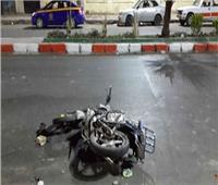 إصابة 4 في انقلاب دراجة نارية بالسويس