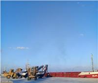تصدير 3800 طن ملح إلى بلغاريا عبر ميناءالعريش