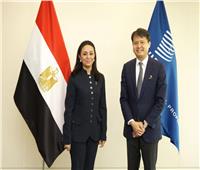 مايا مرسي تلتقي مدير «الويبو» في جينيف| صور