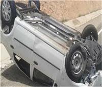 مصرع وإصابة شخصين في حادث انقلاب سيارة ملاكي بأدفو
