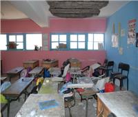 انهيار سقف على رؤوس التلاميذ في محافظة البصرة في العراق