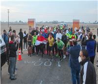 انطلاق مهرجان الفراعنة الدولي للجري من هرم هوارة بالفيوم