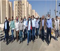 مسئولو «الإسكان» في جولة تفقدية لمشروعات مدينة ناصر الجديدة غرب أسيوط 