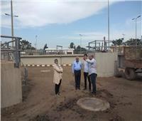 «مياه المنوفية» يتفقد محطة معالجة ميت أبوالكوم استعداداً لموسم الأمطار