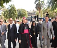 سفير الفاتيكان بالقاهرة في جولة تفقدية موسعة داخل الحرم الجامعي بأسيوط| صور
