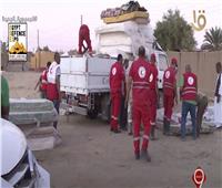 «الهلال الأحمر»: فريق الإغاثة يتابع ميدانا المتضررين من سيول أسوان| فيديو 