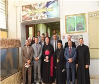 سفير الفاتيكان بالقاهرة يزور جامعة أسيوط