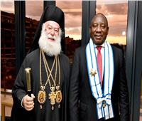 البابا ثيودروس يلتقي مع رئيس جنوب إفريقيا 