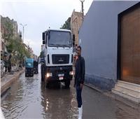  رفع المياه شوارع مدينة القنطرة غرب الإسماعيلية 