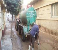 تكثيف أعمال شفط مياه الأمطار من شوارع الشرقية 