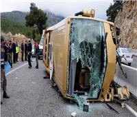 مصرع 45 شخصًا إثر تحطم حافلة ركاب غرب بلغاريا