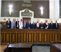 رئيس محكمة النقض يستقبل وفد قضائي سعودي بدار القضاء العالي