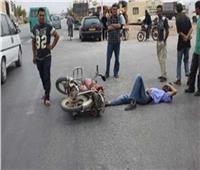 إصابة 3 طلاب في حادث انقلاب دراجة بخارية بنجع حمادي