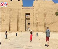 معبد «هابو».. تاريخ الفن الفرعوني بالبر الغربي للأقصر