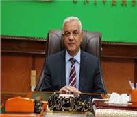 رئيس جامعة المنوفية يهنئ مجلس اتحاد الطلاب الجديد
