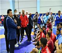 وزير الرياضة يشهد اللقاء التقييمي للاعبي المشروع القومي للموهبة والبطل الأوليمبي