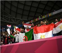 استاد مباراة مصر والجزائر كامل العدد في كأس العرب