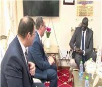  السفير المصري في جوبا يلتقي وزير الخارجية الجنوب سوداني