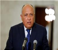 بدء المباحثات الرسمية بين وزير الخارجية ونظيره الإسرائيلي بالقاهرة 
