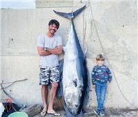بـ«الغطس الحر» اصطياد سمكة تونة تزن 132 كيلوجراما في لبنان
