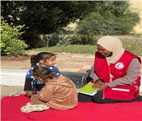 انتهاء أعمال قافلة الهلال الأحمر الطبية في الشيخ زويد ورفح