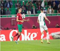 شاهد هدفان في دقيقتين يشعلان ديربي المغرب والجزائر في كأس العرب