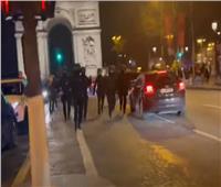  اشتباكات بين الشرطة الفرنسية ومشجعي منتخب الجزائر| فيديو 
