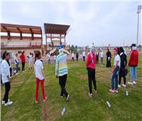 صبحي يتفقد معسكر الرياضة من أجل التنمية بجنوب سيناء 