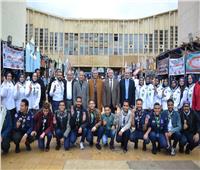 افتتاح فعاليات المعرض الكشفي السنوي لجوالي جامعة الإسكندرية